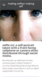 Mobile Screenshot of makingselfiesmakingself.com